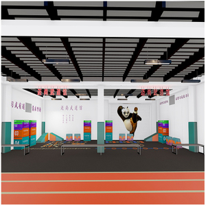 अनुकूलित बच्चे और वयस्क इनडोर चपलता बाधा कोर्स