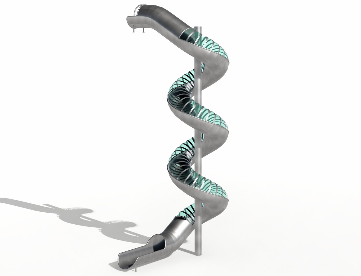 2.स्टेनलेस स्टील सर्पिल स्लाइड (5)