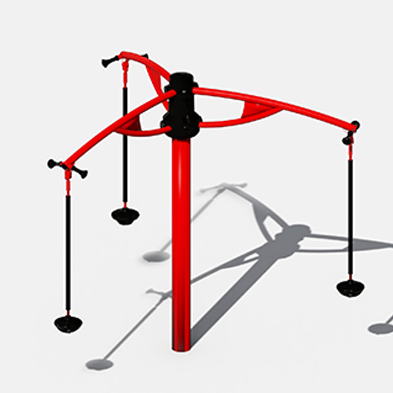 लंबे समय तक आउटडोर खेल के उपयोग के लिए टिकाऊ जस्ती पाइप बच्चों का तीन-व्यक्ति स्विंग