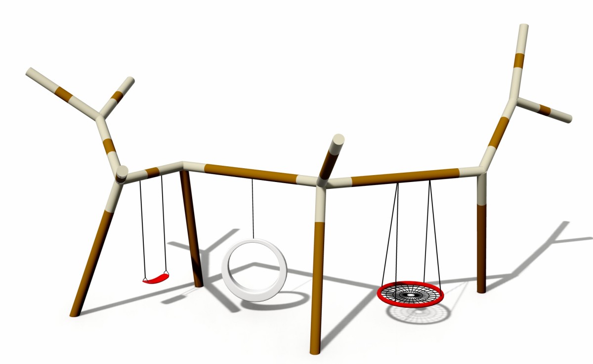 जंग प्रतिरोधी धातु स्विंग सेट (2)