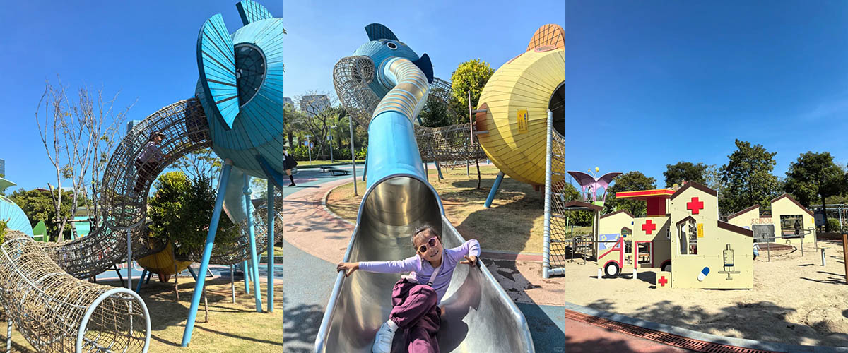 व्यावसायिक उपयोग के लिए सुरक्षित और मज़ेदार बच्चों के खेल का मैदान उपकरण