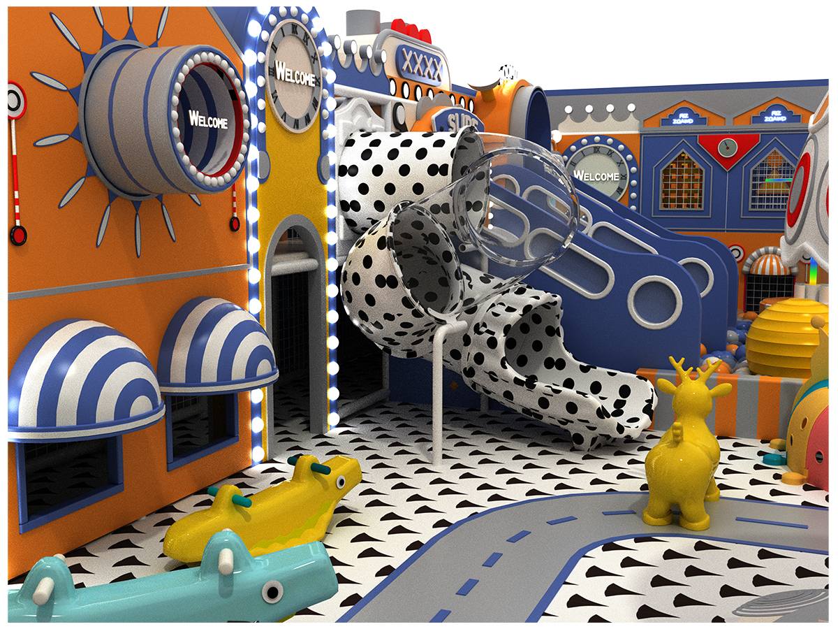 8. मैकरॉन पेस्टल इंडोर प्ले सेंटर (4)