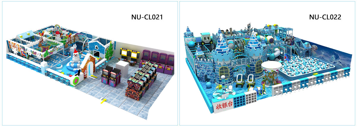 स्नो थीम इनडोर खेल का मैदान (11)