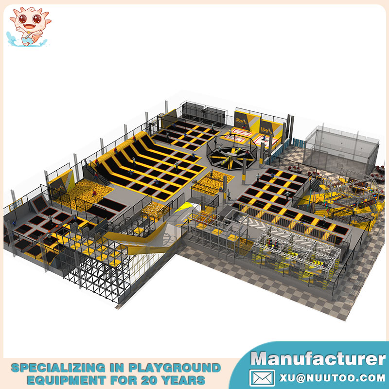 वयस्कों के लिए इनोवेटिव इंडोर ट्रैम्पोलिन पार्क के अग्रणी निर्माता 