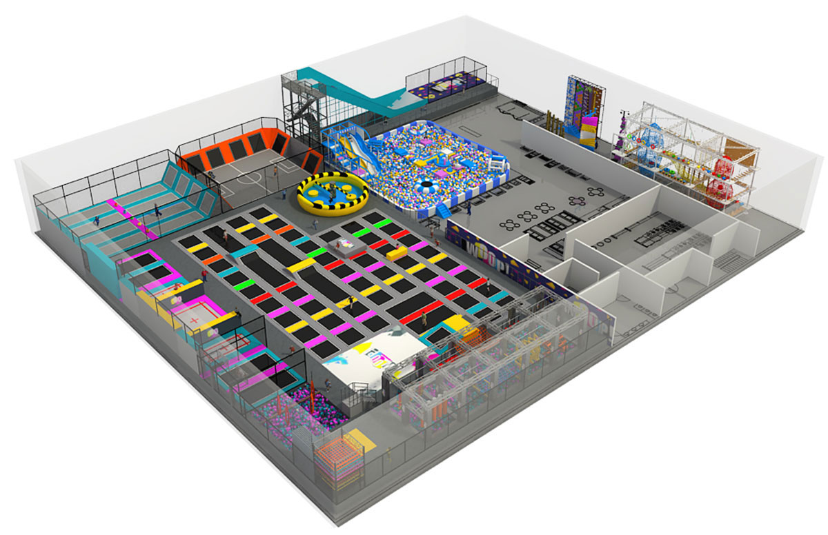 इनडोर ट्रम्पोलिन पार्क (8)