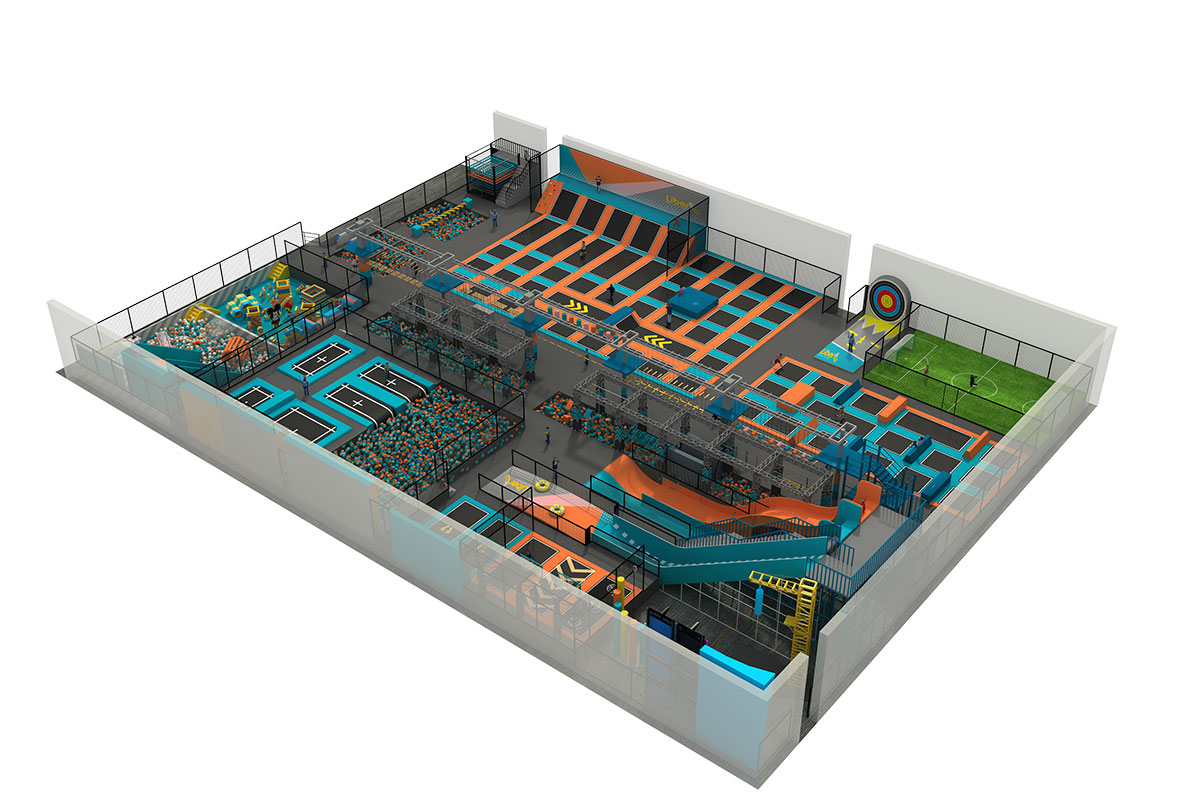 इनडोर ट्रैम्पोलिन पार्क उपकरण (6)