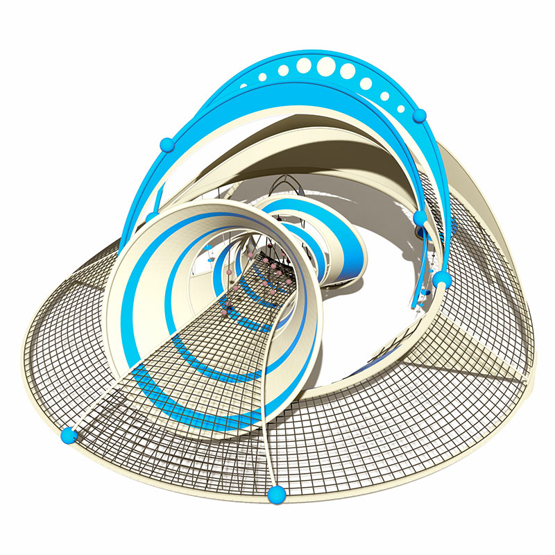 छोटे बगीचे की रस्सी पर चढ़ने का खेल का फ्रेम