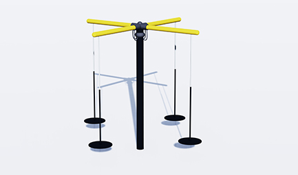 चार व्यक्ति झूले