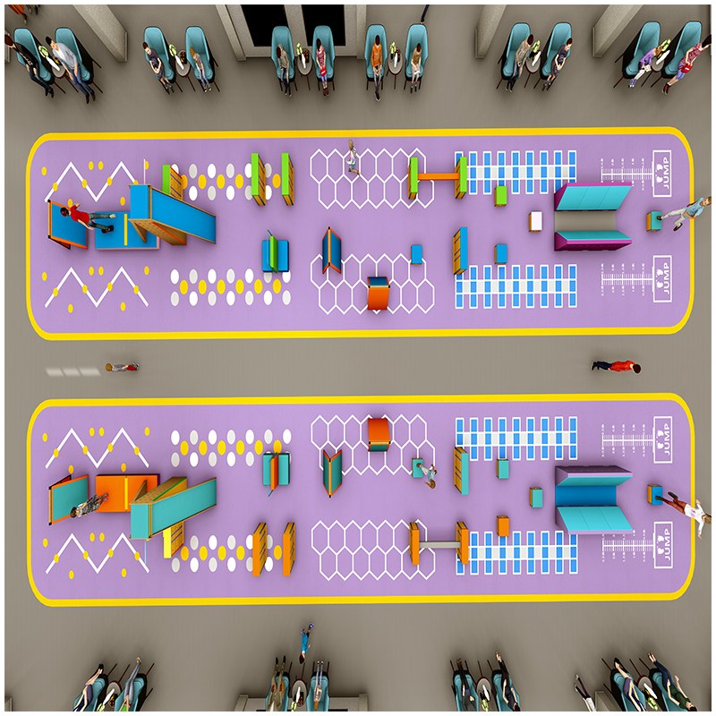 बच्चों के इनडोर बाधा कोर्स प्रशिक्षण सेट