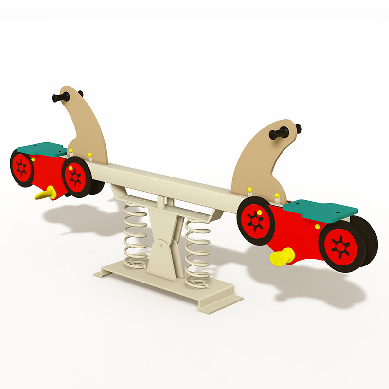 किड्स सीसॉज़: मोटरसाइकिल-थीम वाला टीटर टॉटर्स प्लेग्राउंड गियर