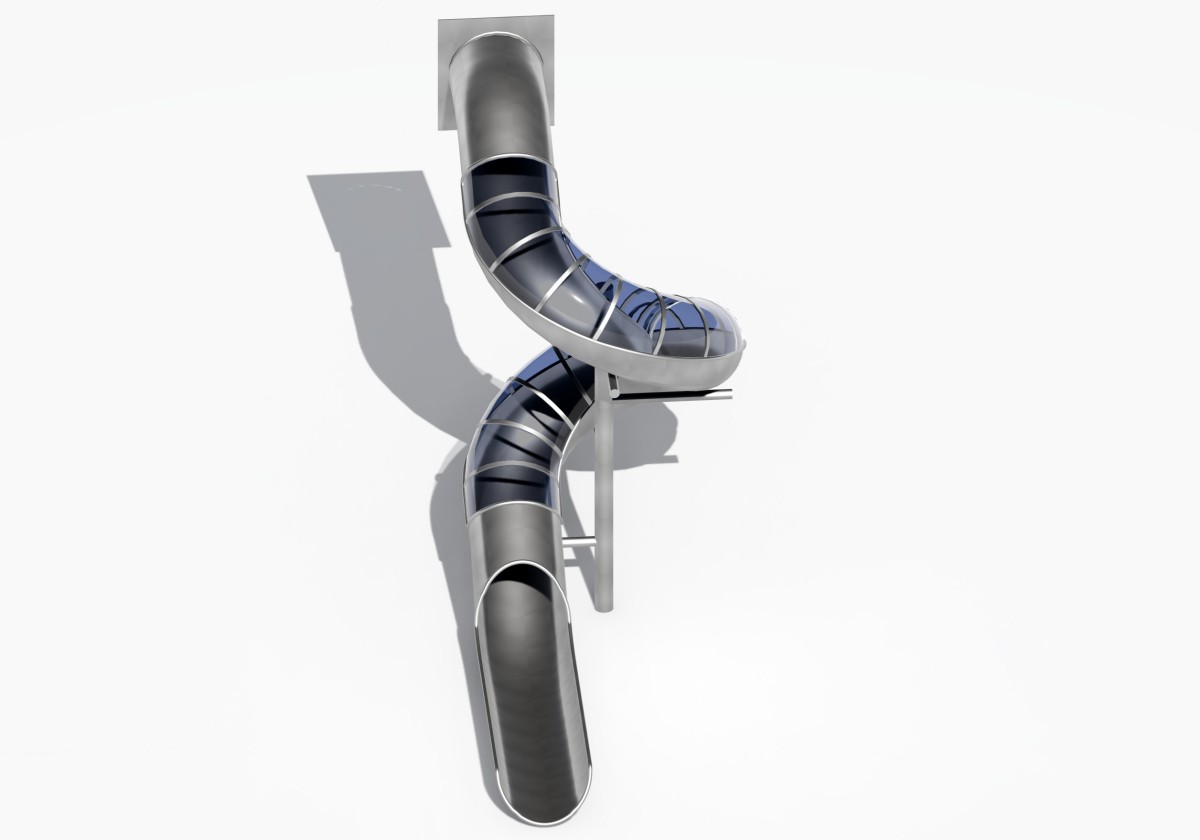 1.खेल का मैदान स्टेनलेस स्टील स्लाइड (2)