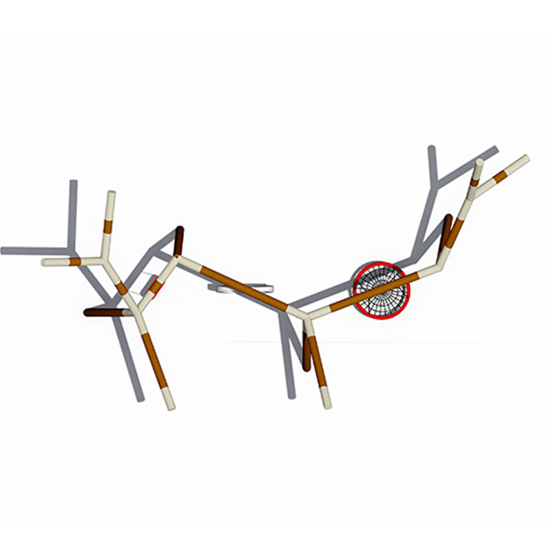 आउटडोर खेल के मैदान के लिए जस्ती पाइप किड्स ट्री ब्रांच स्विंग