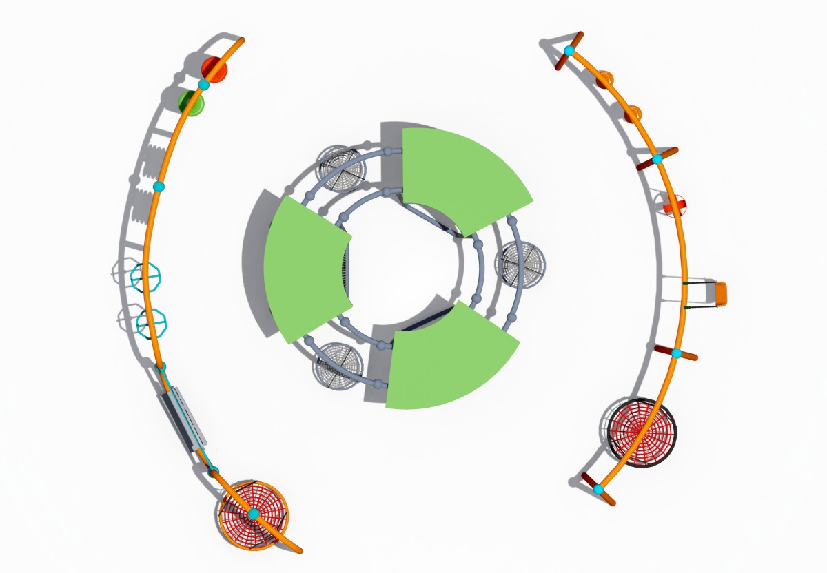 खेल का मैदान स्विंग सेट (5)