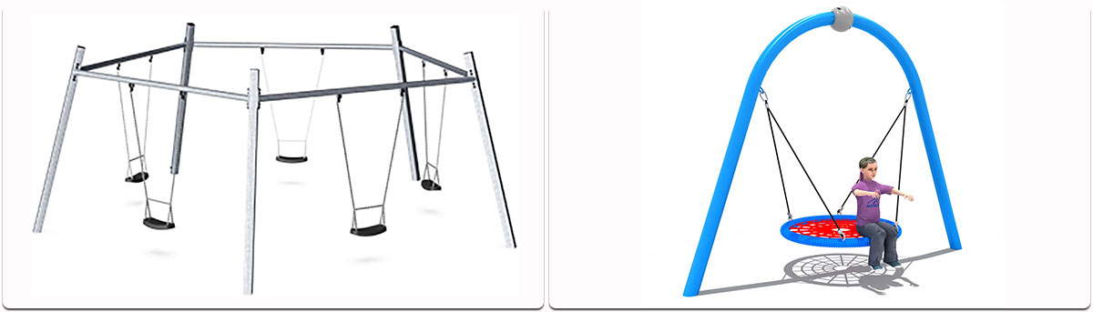 किफायती आउटडोर खेल का मैदान स्विंग (14) 