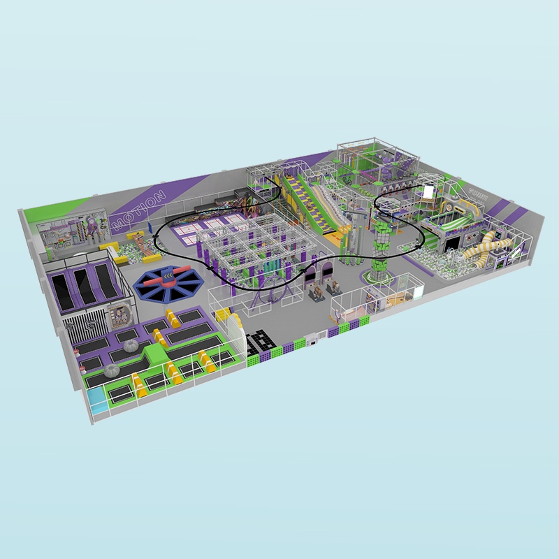 किड्स इंडोर स्पोर्ट्स पार्क सेट - कस्टम खेल का मैदान उपकरण 