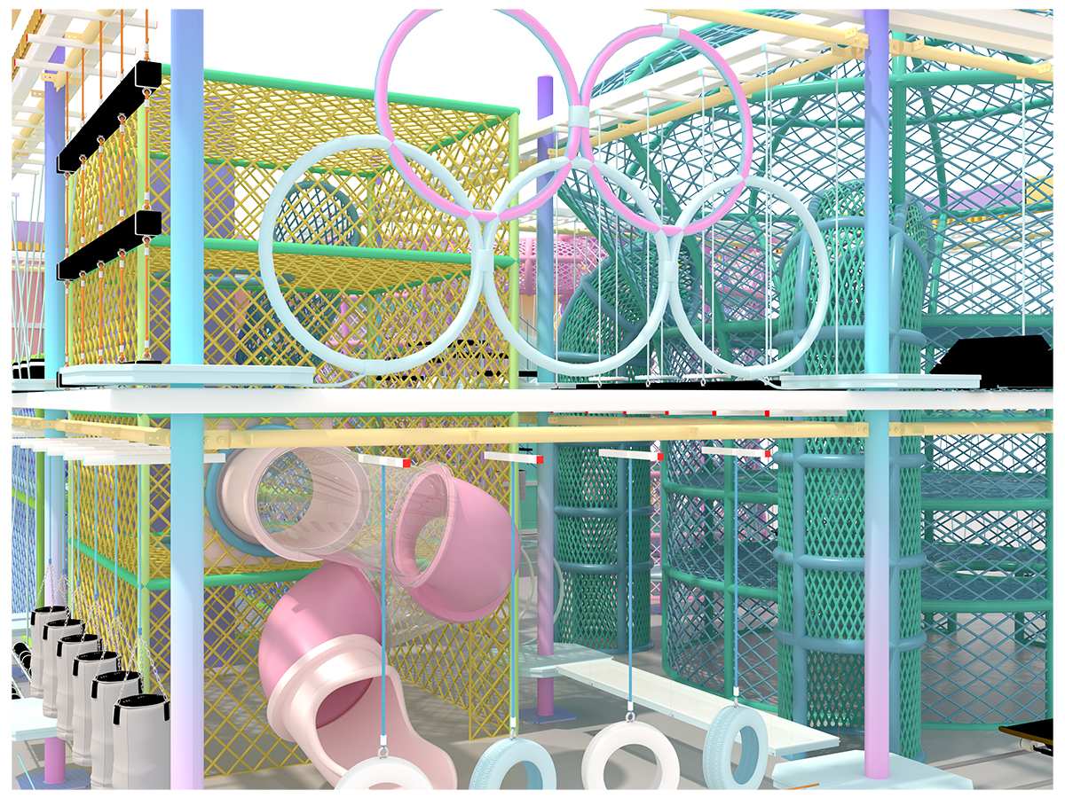 3.इंडोर एडवेंचर रोप्स कोर्स (5)