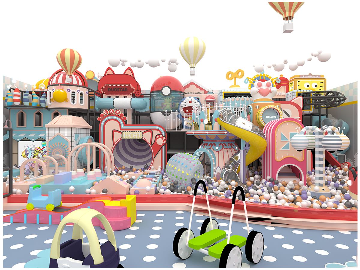 10.वाणिज्यिक मैकरॉन सॉफ्ट प्ले उपकरण (1)