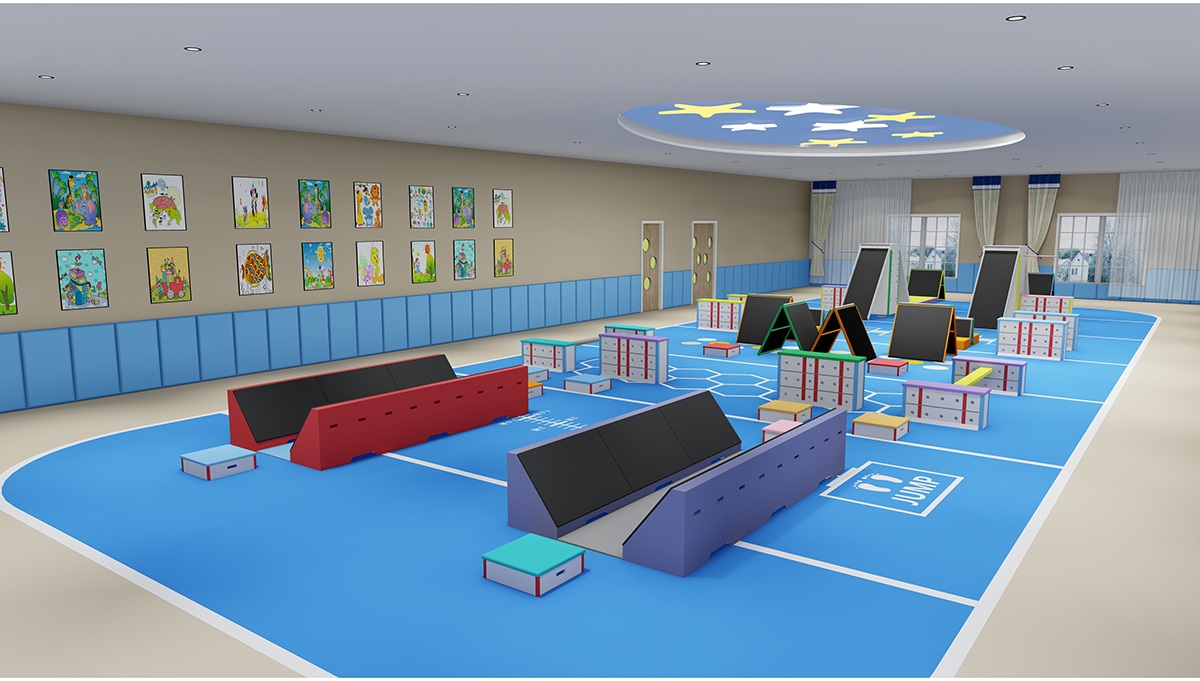 6. इनडोर बाधा कोर्स प्रशिक्षण उपकरण (4)