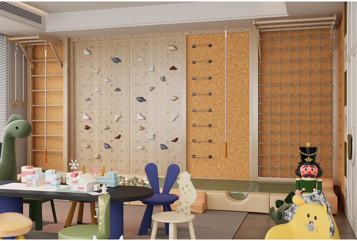 07. Bouldering Wall for Kids Indoor (1) 07. बच्चों के इनडोर के लिए बोल्डरिंग दीवार (1)