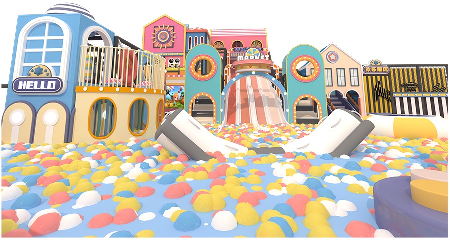 भूलभुलैया इनडोर खेल का मैदान कैसे बनाएं (4)