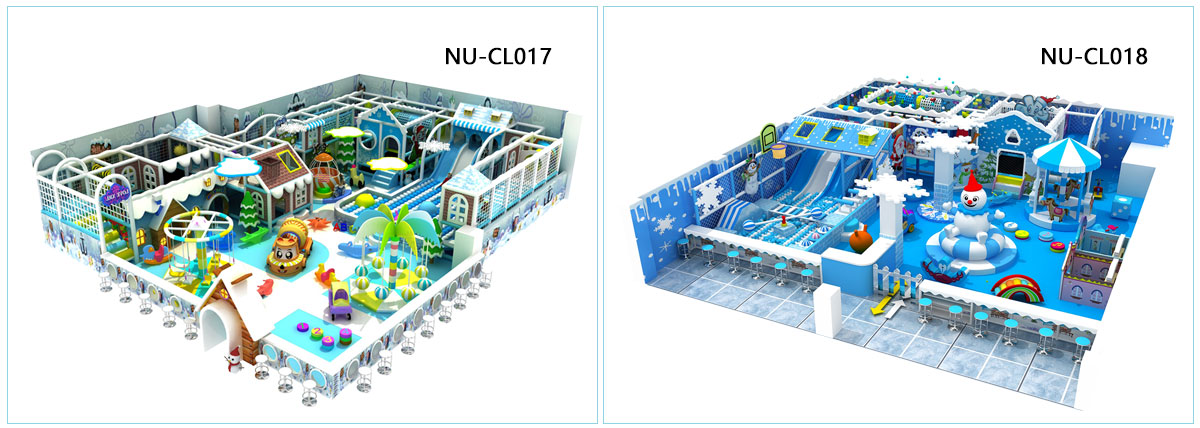 स्नो थीम इनडोर खेल का मैदान (9)