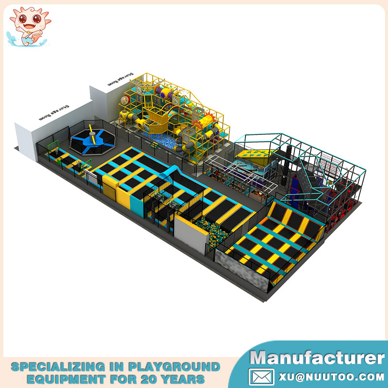 प्रीमियर ट्रैम्पोलिन पार्क उपकरण आपूर्तिकर्ता NU-BC013 