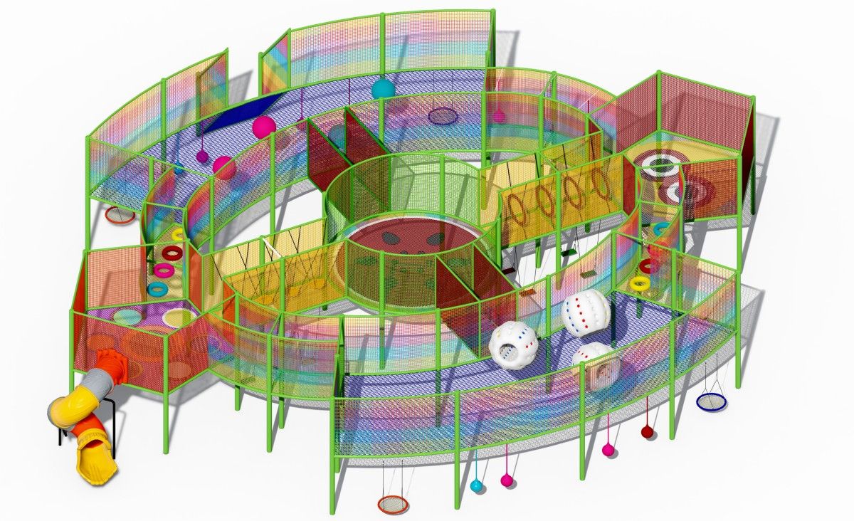 17. खेल का मैदान उपकरण चढ़ाई रस्सी -4
