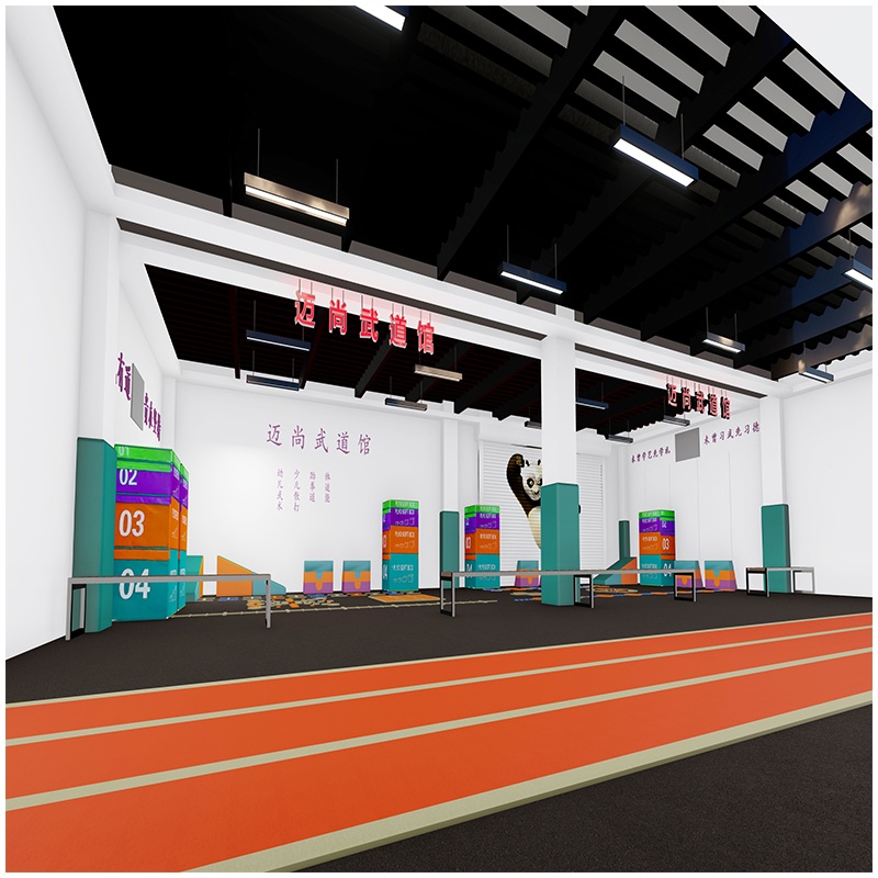 अनुकूलित बच्चे और वयस्क इनडोर चपलता बाधा कोर्स