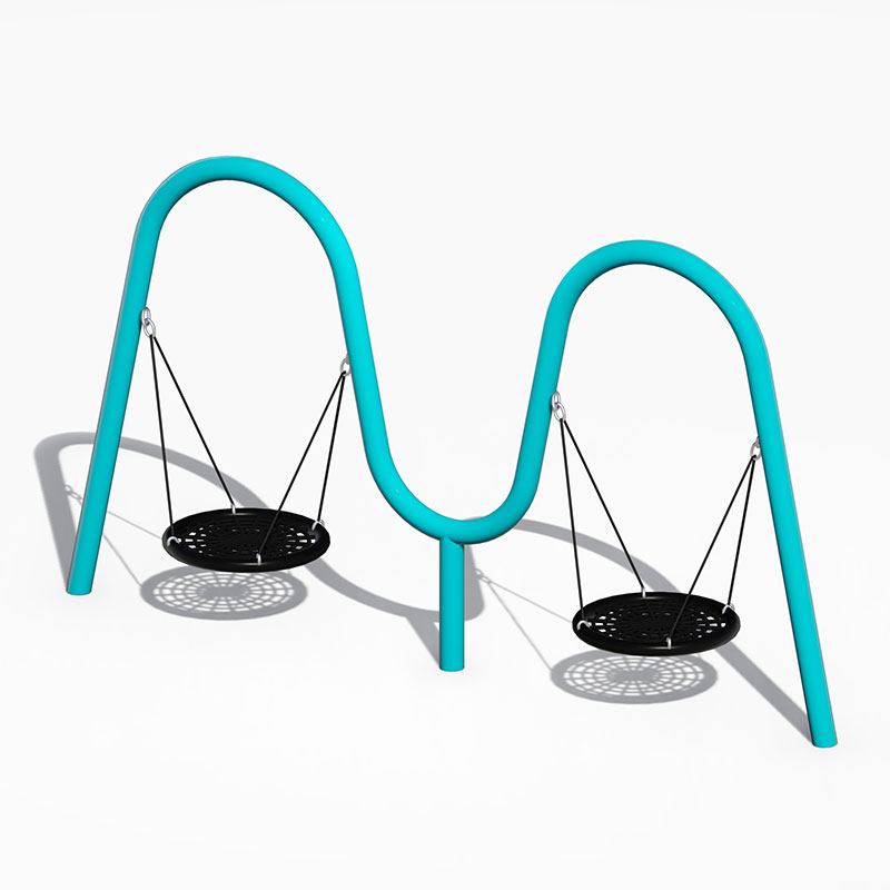 सक्रिय खेल के लिए जस्ती पाइप बच्चों का स्विंग मजबूत निर्माण