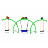 मजबूत निर्माण के साथ बच्चों का झूला, आउटडोर खेल सत्र के लिए बिल्कुल उपयुक्त