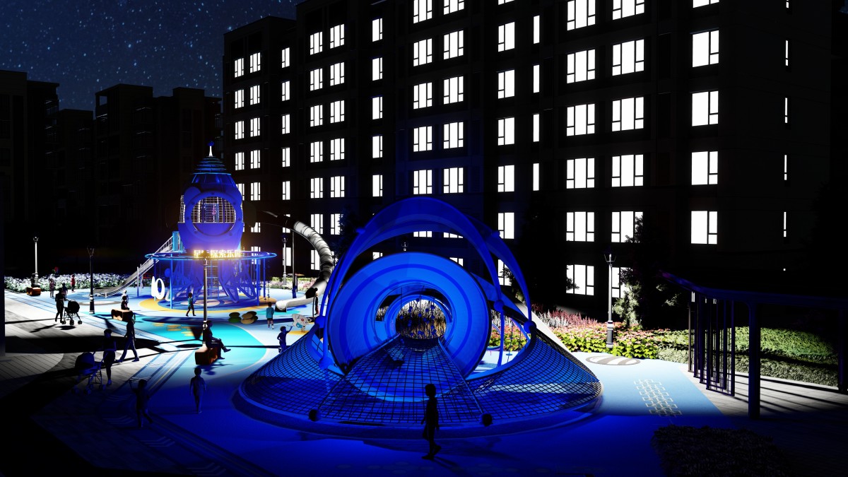 बच्चों के लिए आउटडोर खेल का मैदान (4)