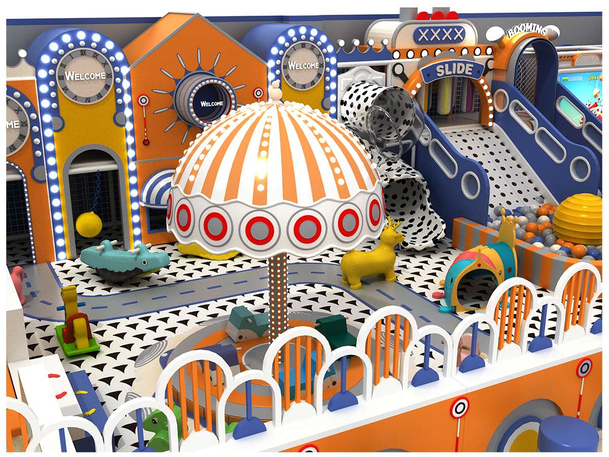 8. मैकरॉन पेस्टल इंडोर प्ले सेंटर (6)