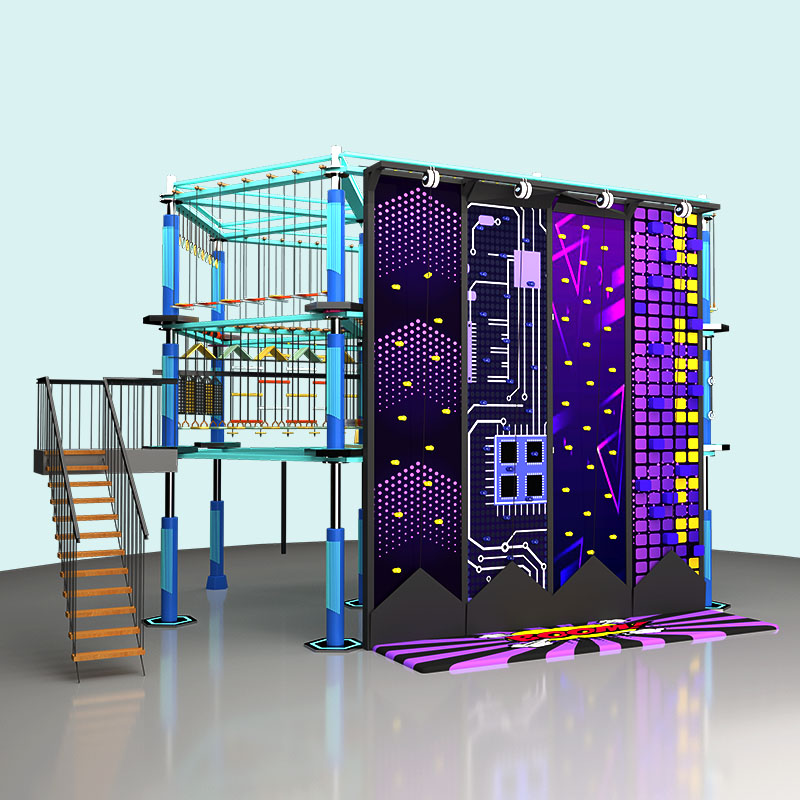 इंडोर हाई रोप्स कोर्स - मॉल एडवेंचर प्ले सप्लायर