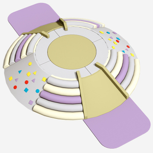 सर्कुलर सेंसरी इंडोर सॉफ्ट प्ले उपकरण 