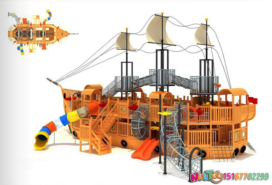 ले तू गैर-मानक सवारी + समुद्री डाकू जहाज + बड़ी संयोजन स्लाइड - (20)