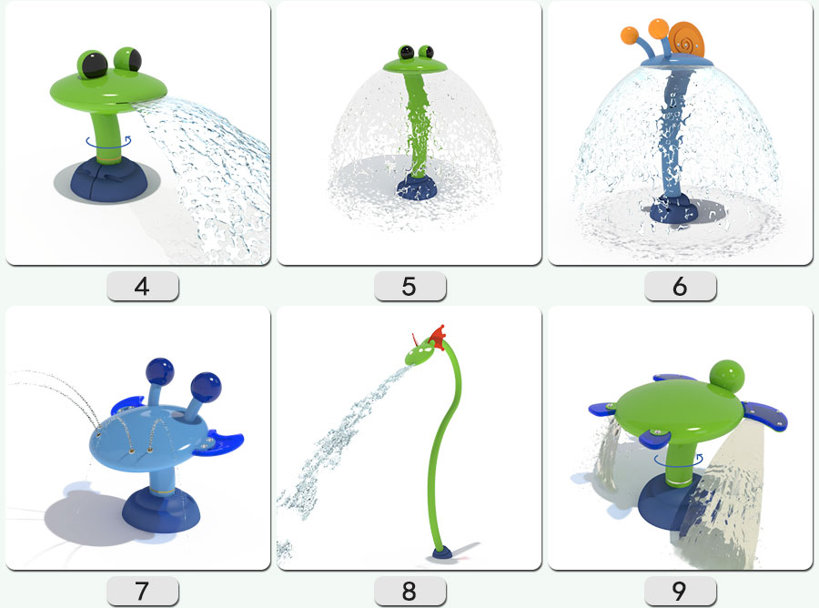 वॉटर पार्क + वॉटर पार्क घटक + वॉटर स्प्रे + पशु वॉटर स्प्रे (2)