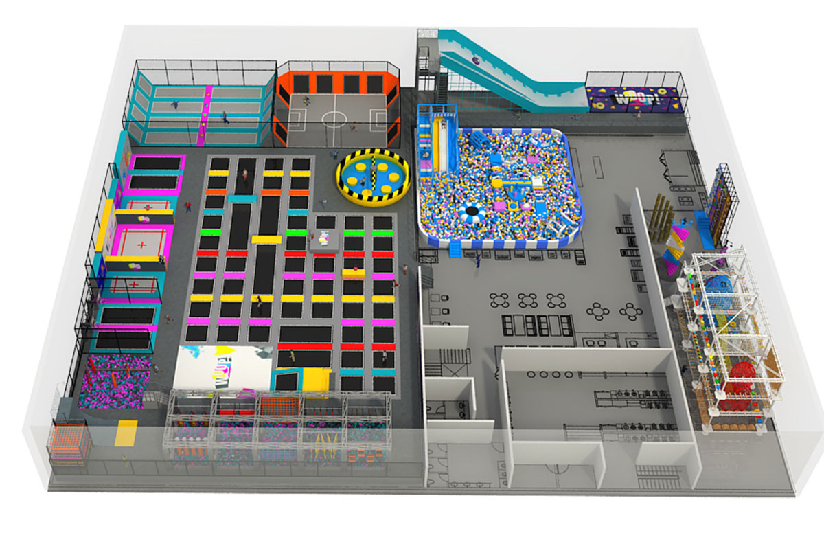 इनडोर ट्रम्पोलिन पार्क (9)