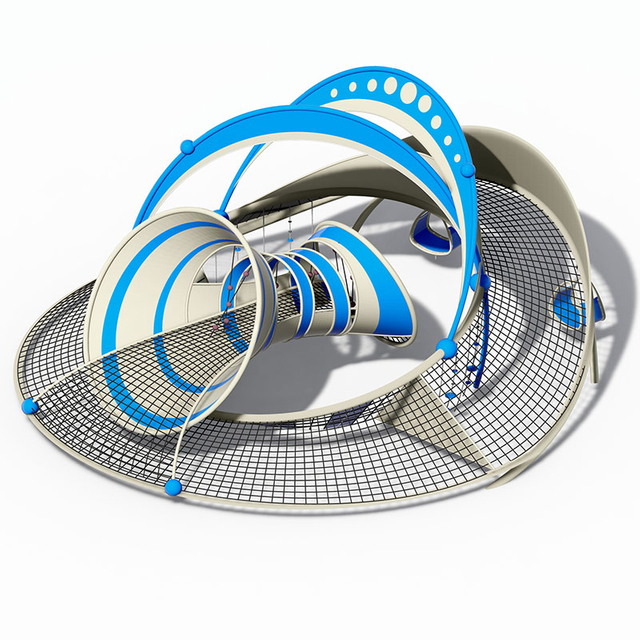 छोटे बगीचे की रस्सी पर चढ़ने का खेल का फ्रेम