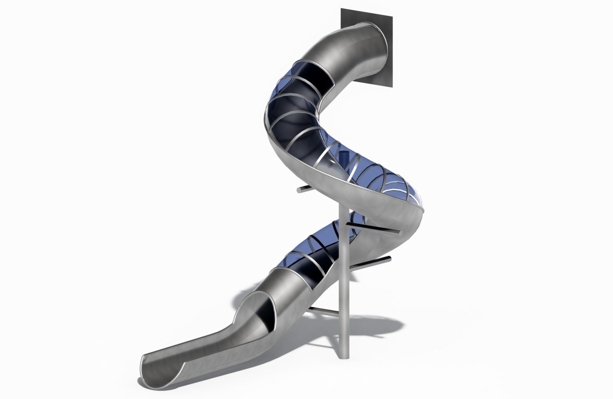 1.खेल का मैदान स्टेनलेस स्टील स्लाइड (3)