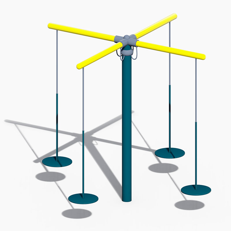 सुरक्षित मनोरंजक दैनिक खेल के लिए गैल्वनाइज्ड पाइप किड्स आउटडोर स्विंग