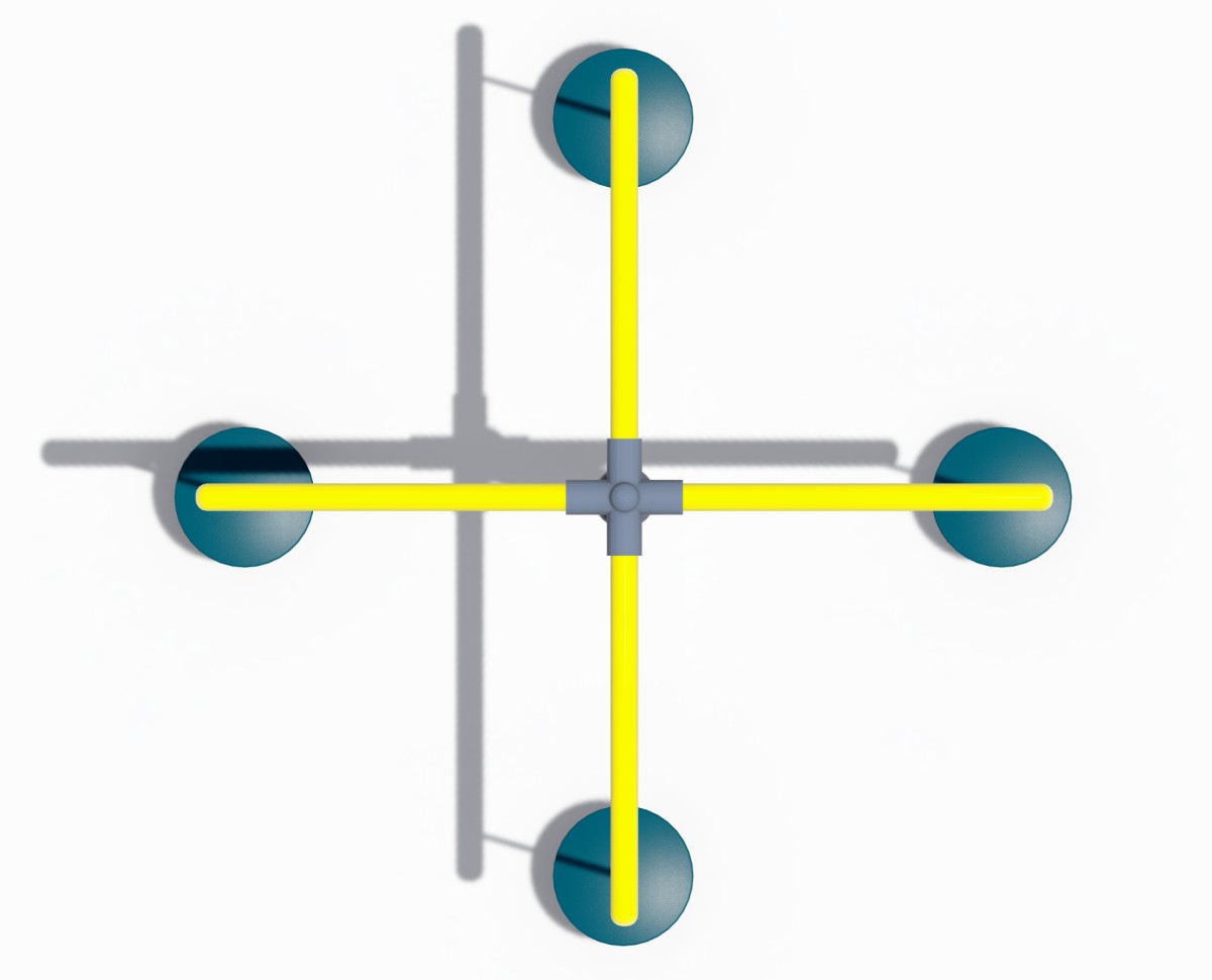 आउटडोर खेल का मैदान बहु-व्यक्ति झूला (5)