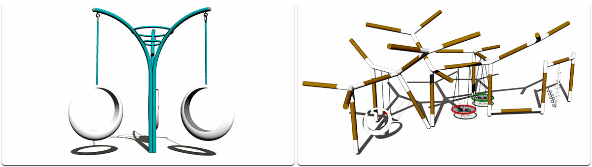 किफायती आउटडोर खेल का मैदान स्विंग (8) 