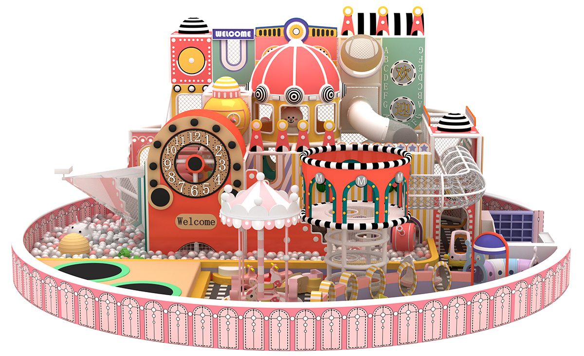 7. मॉल के लिए बड़ा पेस्टल इनडोर खेल का मैदान (4)