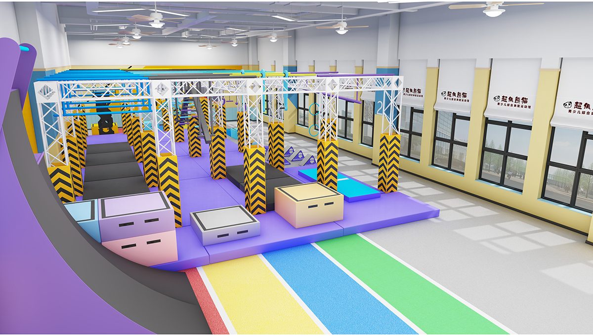 7. निंजा योद्धा इंडोर बाधा कोर्स (4)