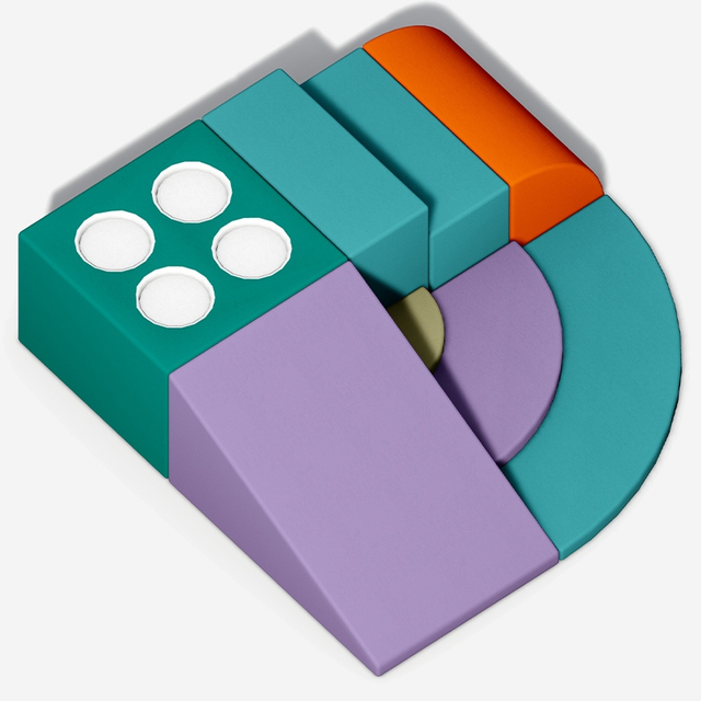 ब्लॉक-मॉड्यूलर इंडोर सॉफ्ट प्ले उपकरण