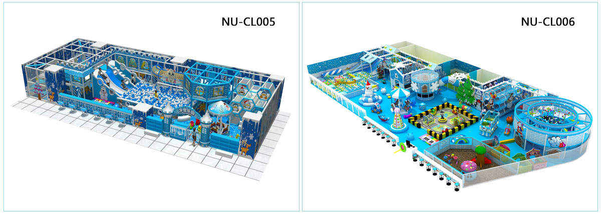 स्नो थीम इनडोर खेल का मैदान (3)
