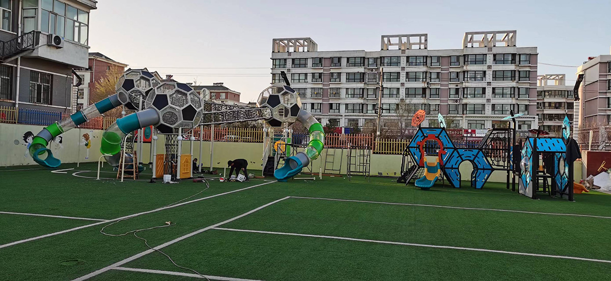 किंडरगार्टन आउटडोर बड़े खेल उपकरण (4)
