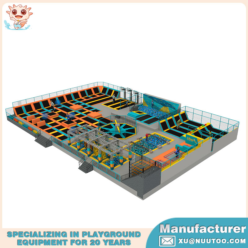 विभिन्न कार्यक्रमों के साथ इनडोर ट्रैम्पोलिन पार्क NU-BC008