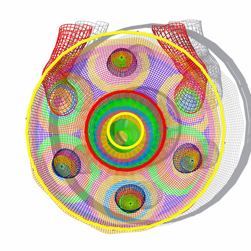 मिनी ट्रैम्पोलिन रस्सी चढ़ाई खेल का मैदान सेट
