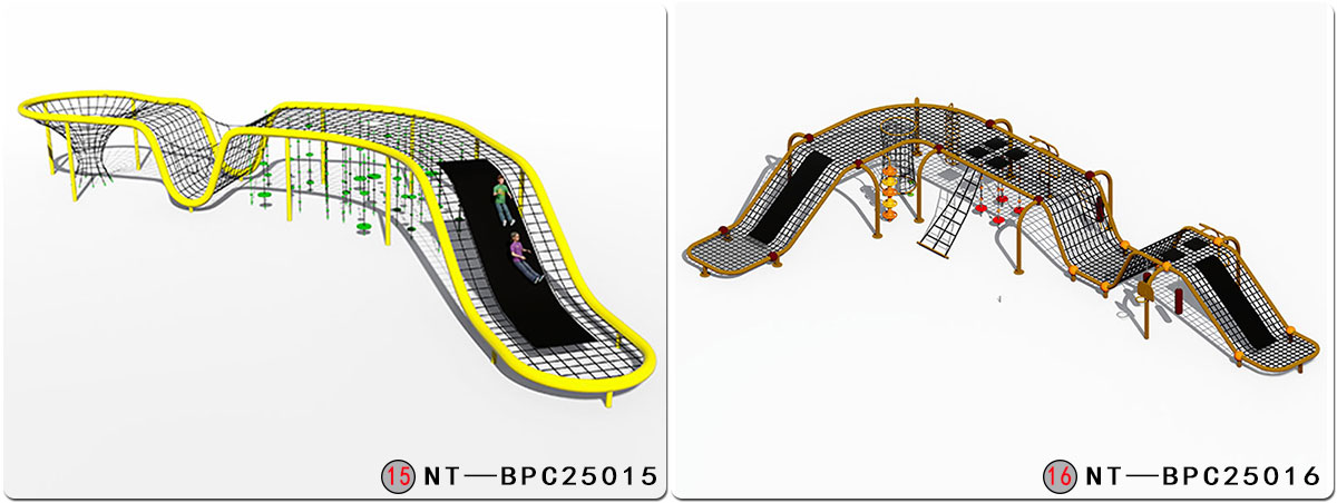 ड्रैगन बोन आउटडोर क्लाइंब और स्लाइड सेट-2 